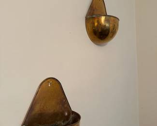 Brass Wall Pockets