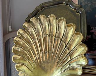 Brass Seashell Dish