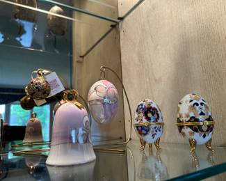 Decorative Egg Trinket Boxes