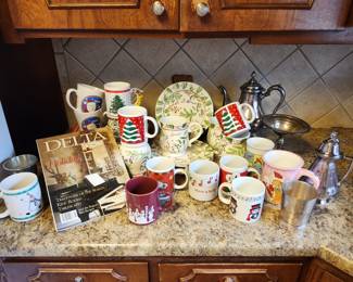 Christmas Dishes, Cups