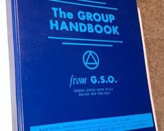 Vintage AA (Alcoholics Anonymous) Group Handbook Binder