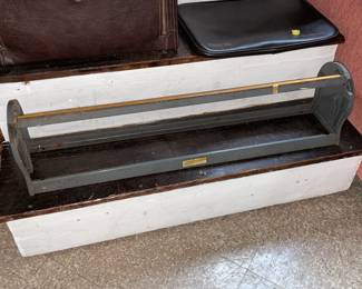 Vintage Paper Roll Holder & Cutter