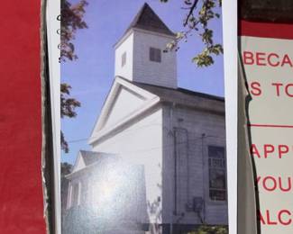 Vintage "The Federated Church Of Livingston" Stationary & Paper Ephemera