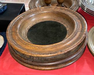 Vintage Donation/Offering/Collection Bowl W/ Felt Liner