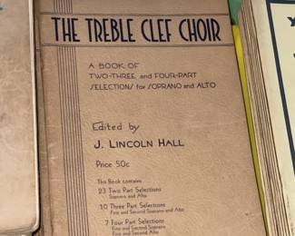 Vintage Paper Ephemera, Booklets, Books, Sheet Music, Etc.
