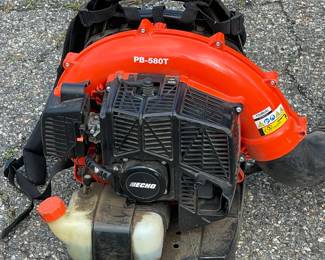 Echo PB-580T Gas 2-Stroke Cycle Backpack Leaf Blower W/ Tube (WORKS GREAT!)