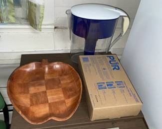 Wooden Apple Bowl