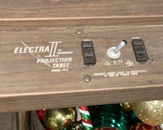 Vintage Electra II By Harwood Projection Table
