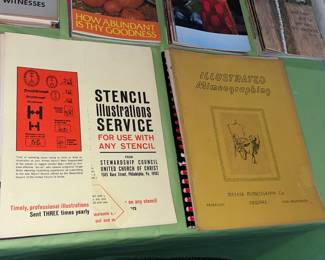 Vintage Stencil Books