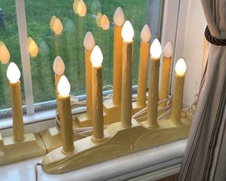 Vintage Window Candelabras