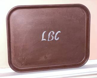 Vintage "Livingston Baptist Church" Cafeteria Tray