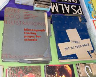 Vintage Art & Stencil Books