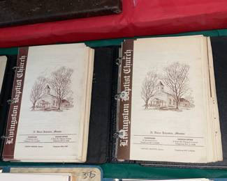 Vintage Church Bulletins