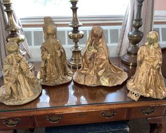 Paper Mache Nativity Set