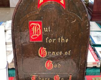 Antique AA (Alcoholics Anonymous) Tabletop Sign
