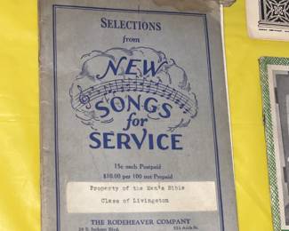Vintage Paper Ephemera, Booklets, Books, Sheet Music, Etc.