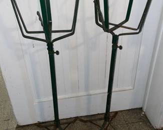 Antique Funeral Plant/Flowers Adjustable Stands