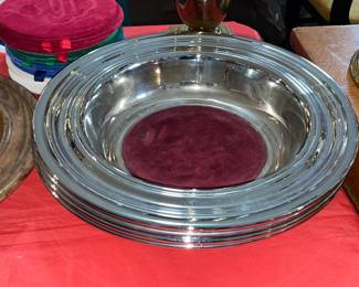 Vintage Donation/Offering/Collection Bowl W/ Felt Liner
