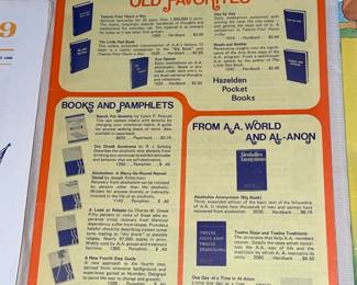 Vintage AA (Alcoholics Anonymous) Paper Ephemera