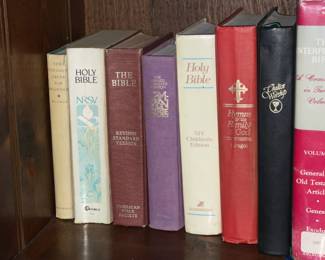 Assorted Bibles, The New Testament, Books, Etc.