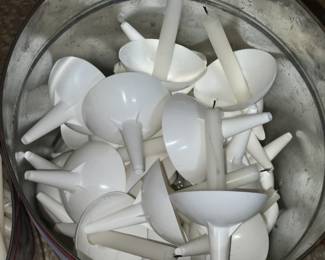 Candles W/ Plastic Holders
