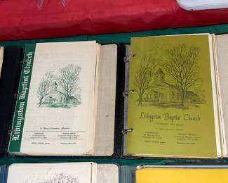 Vintage Church Bulletins