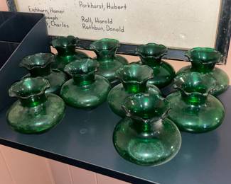 Mini Green Vases