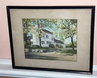 "Old Force Homestead Museum - Livingston, NJ" Framed Artwork