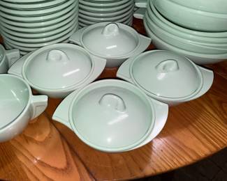MASSIVE "Mint Green" Boonton Ware Collection