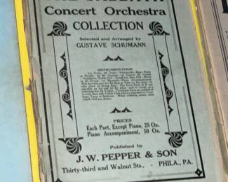Vintage Paper Ephemera, Booklets, Books, Sheet Music, Etc.