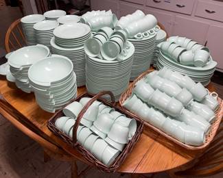 MASSIVE "Mint Green" Boonton Ware Collection