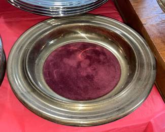 Vintage Donation/Offering/Collection Bowl W/ Felt Liner