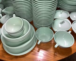 MASSIVE "Mint Green" Boonton Ware Collection