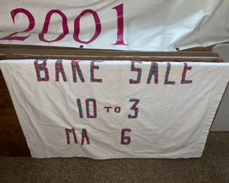 Vintage Hand Made "Bake Sale" Banner
