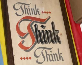 Vintage Religious Framed Sign