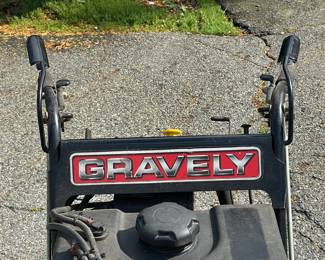 Gravely Pro-Walk 36C Commercial Walk Behind Lawn Mower Kawasaki W/ 36Inch Deck & Stand On Attachment (WORKS GREAT!)