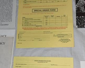 Vintage AA (Alcoholics Anonymous) Paper Ephemera