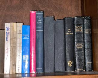 Assorted Bibles, The New Testament, Books, Etc.