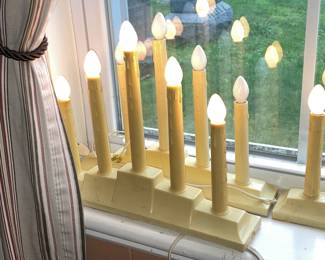 Vintage Window Candelabras