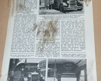 DeCamp Bus Lines Handmade Scrapbooks W/ Vintage & Original Newspaper Clippings Featuring The 1939/1940 NY World's Fair