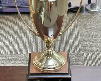 Assorted Trophies Awarded To DeCamp Bus Lines