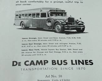 DeCamp Bus Lines Handmade Scrapbooks W/ Vintage & Original Newspaper Clippings Featuring The 1939/1940 NY World's Fair