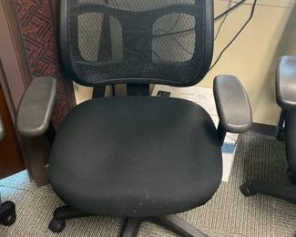 Black Rolling Office Chair