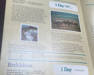 DeCamp Tours "1984 TLC Vacation Packages" Booklet