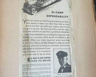 DeCamp Bus Lines Handmade Scrapbooks W/ Vintage & Original Newspaper Clippings Featuring The 1939/1940 NY World's Fair