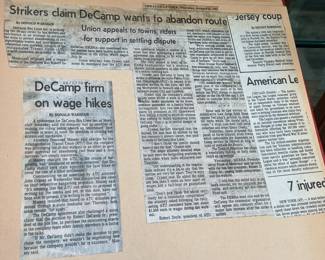 DeCamp Bus Lines Handmade Scrapbooks W/ Vintage & Original Newspaper Clippings Featuring The 1939/1940 NY World's Fair