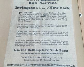 DeCamp Bus Lines Handmade Scrapbooks W/ Vintage & Original Newspaper Clippings Featuring The 1939/1940 NY World's Fair