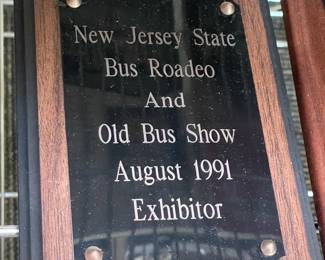 Assorted Award Plaques Awarded To DeCamp Bus Lines