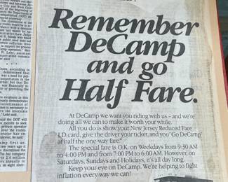 DeCamp Bus Lines Handmade Scrapbooks W/ Vintage & Original Newspaper Clippings Featuring The 1939/1940 NY World's Fair