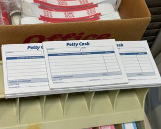 Petty Cash Note Pads
